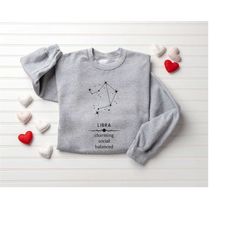 libra sweatshirt libra t shirt constellation shirt horoscope shirt astrology tee libra shirt libra gift for her zodiac b