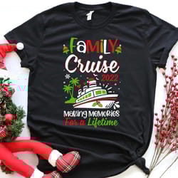 cruise squad family christmas 2022 shirts, cruisin crew t-shirt, cruise ship vacation, matching family shirts, christmas