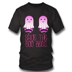 save the boobees boo bees breast cancer halloween women t shirt sweatshirt, tank top, ladies tee