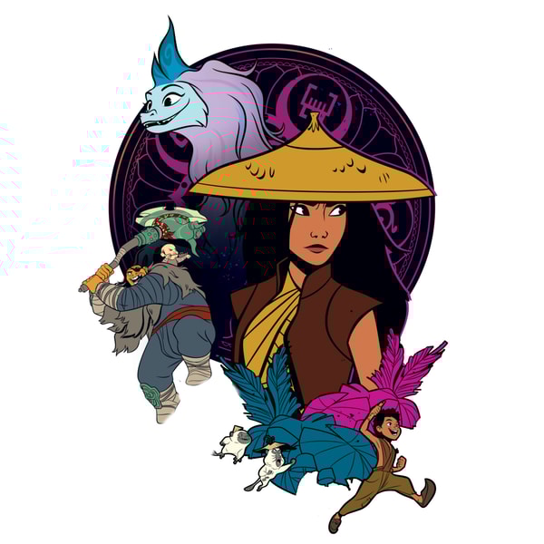 Digital Raya PNG Clipart, Raya and the Last Dragon Clipart, - Inspire ...