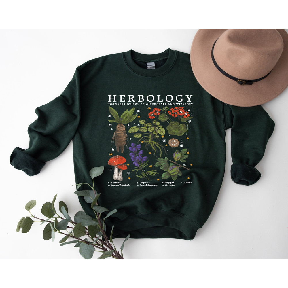 Herbology SweatShirt, Herbology Plants SweatShirt, Gift For Plant Lover, Botanical Shirt, Plant Lover Shirt,Plant SweatShirt,Gardening Shirt.jpg