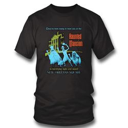 Retro Vintage The Haunted Mansion Hat Box Disneyland Halloween Shirt Sweatshirt, Tank Top, Ladies Tee