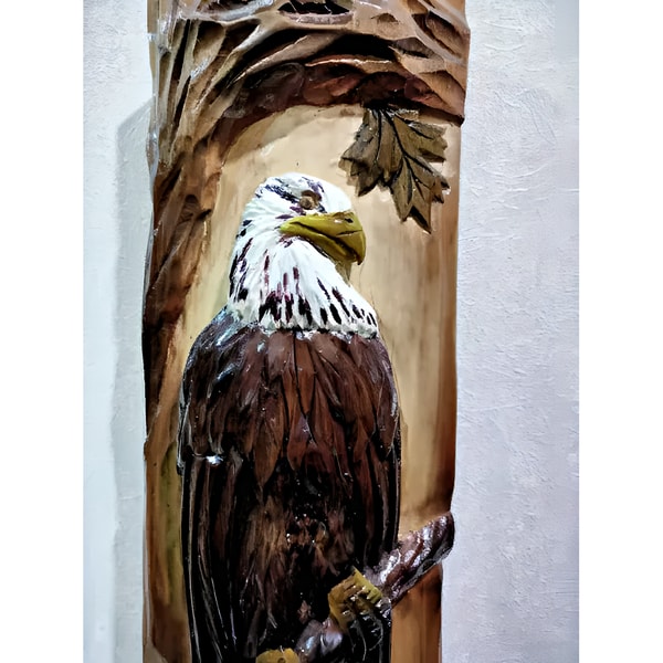 Wood eagle Bald eagle Carved eagle Wooden eagle Eagle wall d - Inspire ...