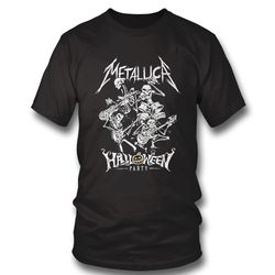 metallica halloween shirt skeleton metallica halloween party hoodie, long sleeve, tank top