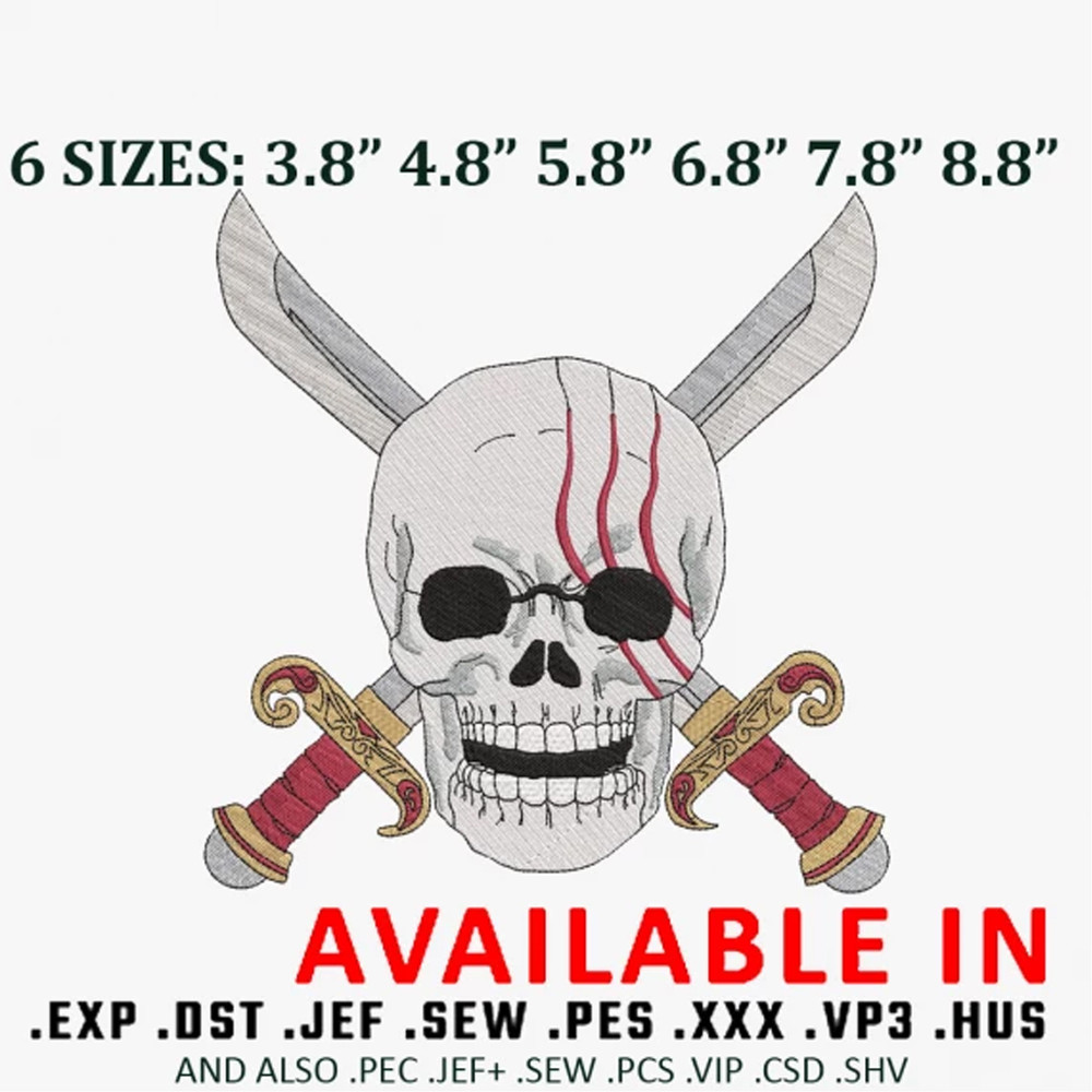 Shank logo embroidery design