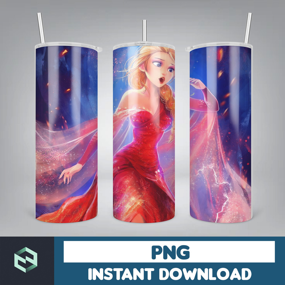 Princess Tumbler Wrap, Princess Sublimation Designs, 20 oz Princess Tumbler Designs, Cartoon Tumbler Wrap PNG (15).jpg