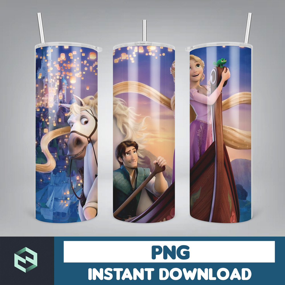 Princess Tumbler Wrap, Princess Sublimation Designs, 20 oz Princess Tumbler Designs, Cartoon Tumbler Wrap PNG (16).jpg