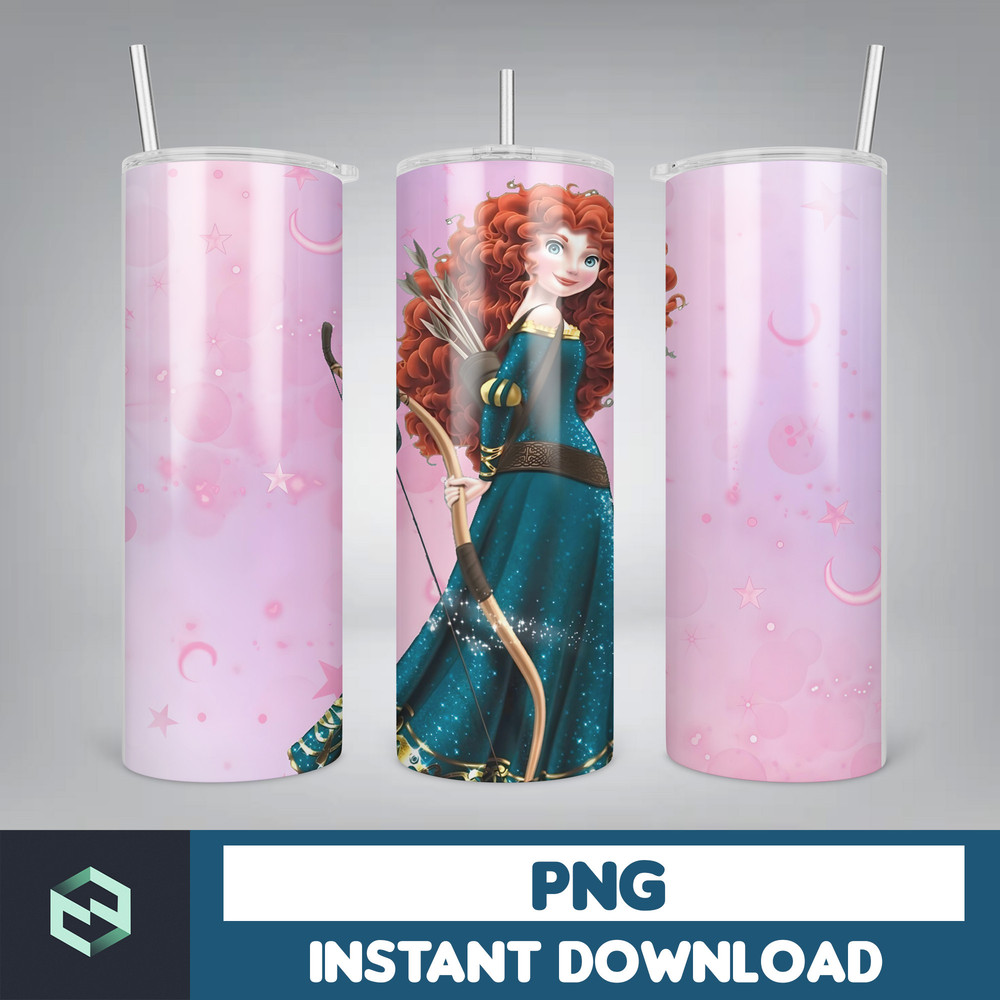 Princess Tumbler Wrap, Princess Sublimation Designs, 20 oz Princess Tumbler Designs, Cartoon Tumbler Wrap PNG (17).jpg