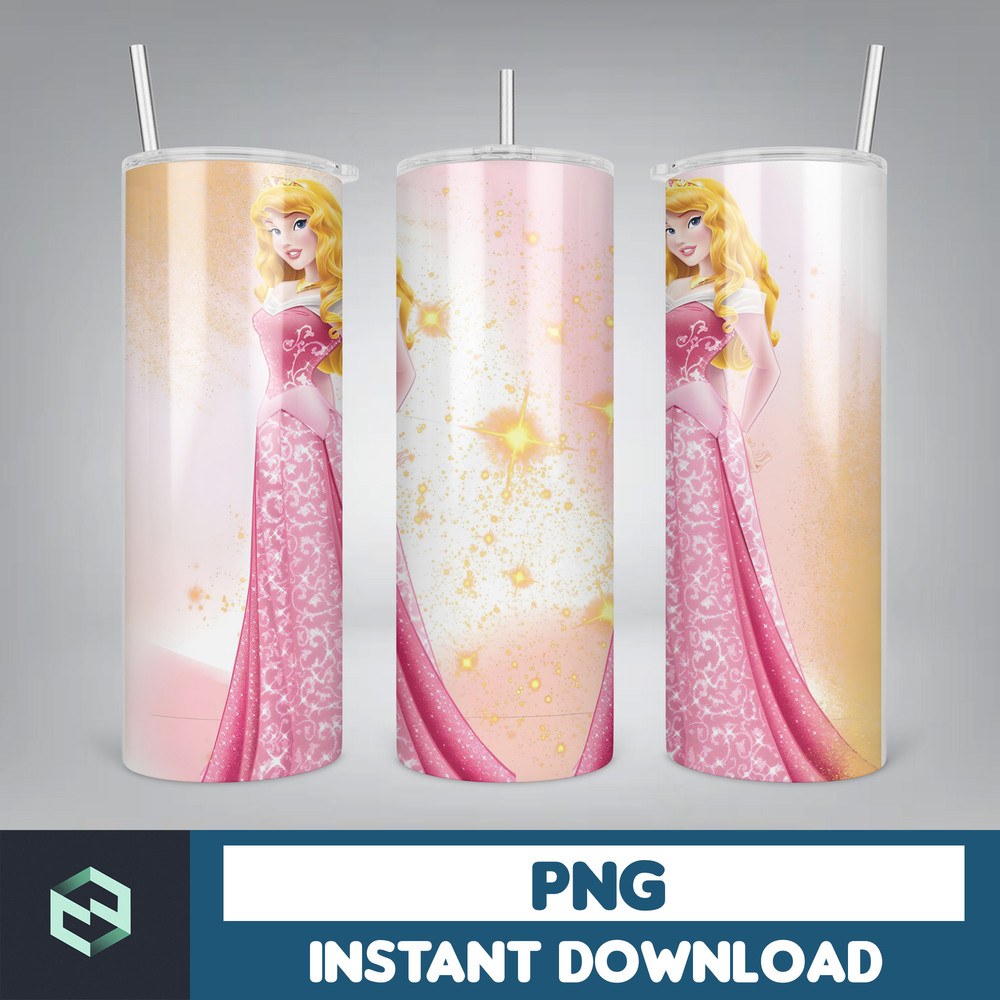 Princess Tumbler Wrap, Princess Sublimation Designs, 20 oz Princess Tumbler Designs, Cartoon Tumbler Wrap PNG (18).jpg