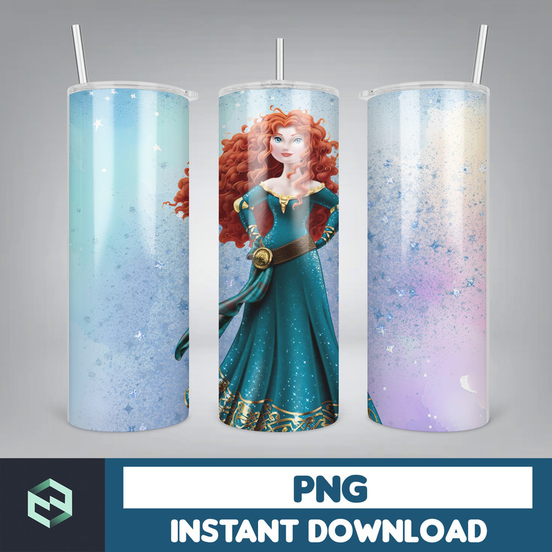 Princess Tumbler Wrap, Princess Sublimation Designs, 20 oz Princess Tumbler Designs, Cartoon Tumbler Wrap PNG (21).jpg