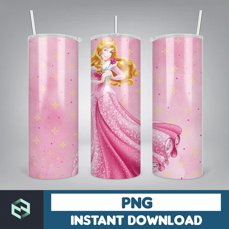 Princess Tumbler Wrap, Princess Sublimation Designs, 20 oz Princess Tumbler Designs, Cartoon Tumbler Wrap PNG (23).jpg