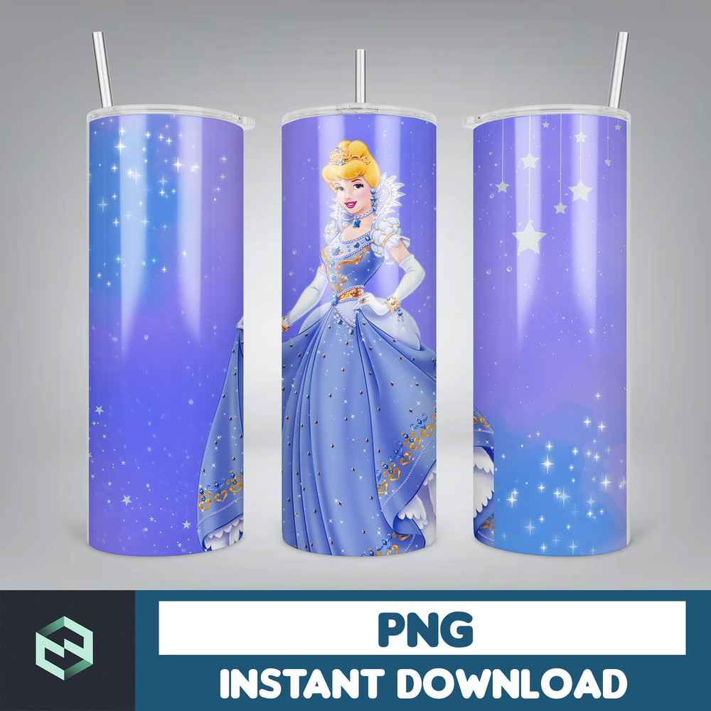 Princess Tumbler Wrap, Princess Sublimation Designs, 20 oz Princess Tumbler Designs, Cartoon Tumbler Wrap PNG (24).jpg