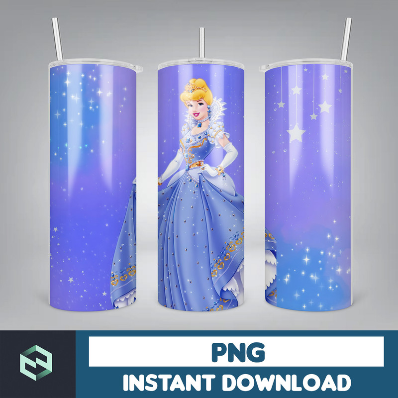 Princess Tumbler Wrap, Princess Sublimation Designs, 20 oz Princess Tumbler Designs, Cartoon Tumbler Wrap PNG (24).jpg