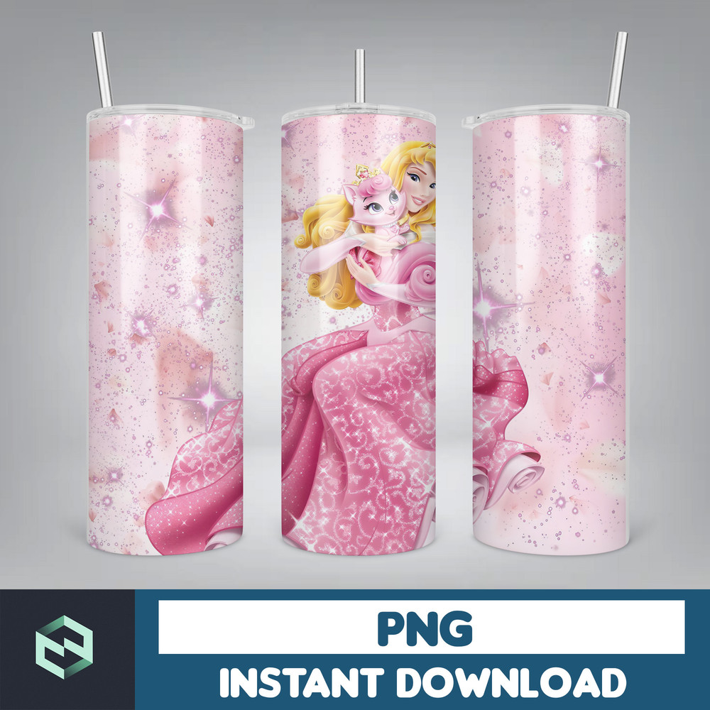 Princess Tumbler Wrap, Princess Sublimation Designs, 20 oz Princess Tumbler Designs, Cartoon Tumbler Wrap PNG (27).jpg
