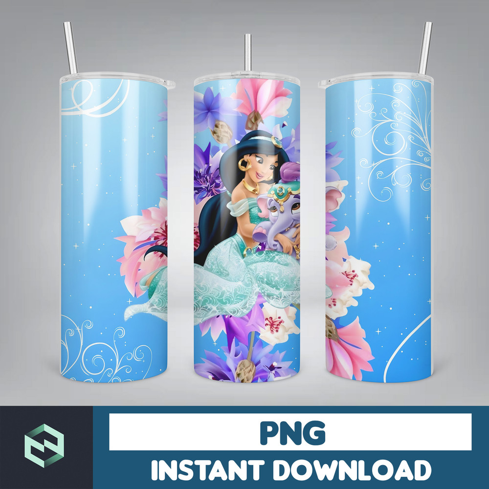 Princess Tumbler Wrap, Princess Sublimation Designs, 20 oz Princess Tumbler Designs, Cartoon Tumbler Wrap PNG (40).jpg