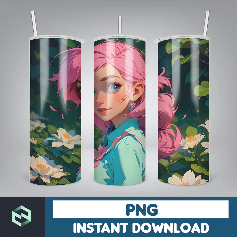 Princess Tumbler Wrap, Princess Sublimation Designs, 20 oz Princess Tumbler Designs, Cartoon Tumbler Wrap PNG (83).jpg