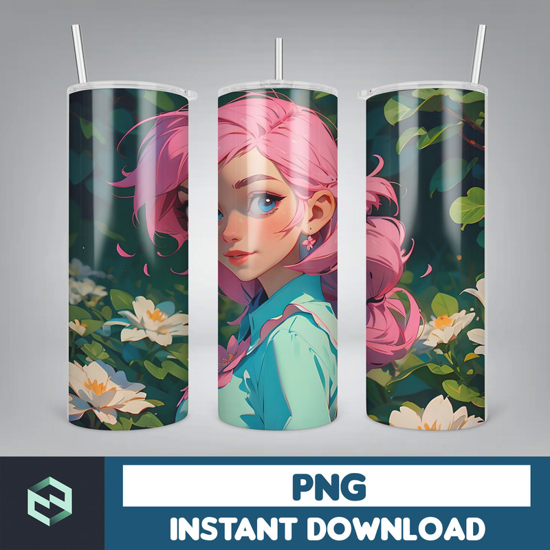 Princess Tumbler Wrap, Princess Sublimation Designs, 20 oz Princess Tumbler Designs, Cartoon Tumbler Wrap PNG (83).jpg