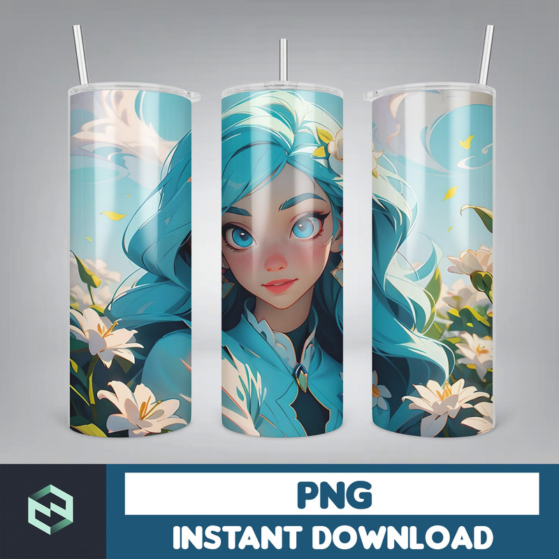 Princess Tumbler Wrap, Princess Sublimation Designs, 20 oz Princess Tumbler Designs, Cartoon Tumbler Wrap PNG (89).jpg