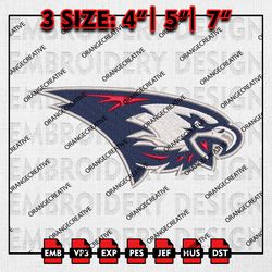 Southern Indiana Screaming Eagles Logo Embroidery file, NCAA Embroidery Design, Machine Embroidery, NCAA Design