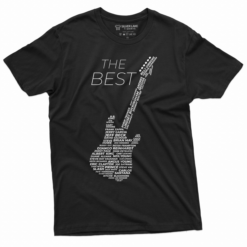 Mens Guitar Player T-shirt Music Band Country Rock jazz Tee Shirt Legendary Guitarists Tee Shirt.jpg