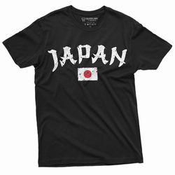 japan t-shirt men's women's unisex japanese flag national patriotic tee shirt nippon nihon tshirt
