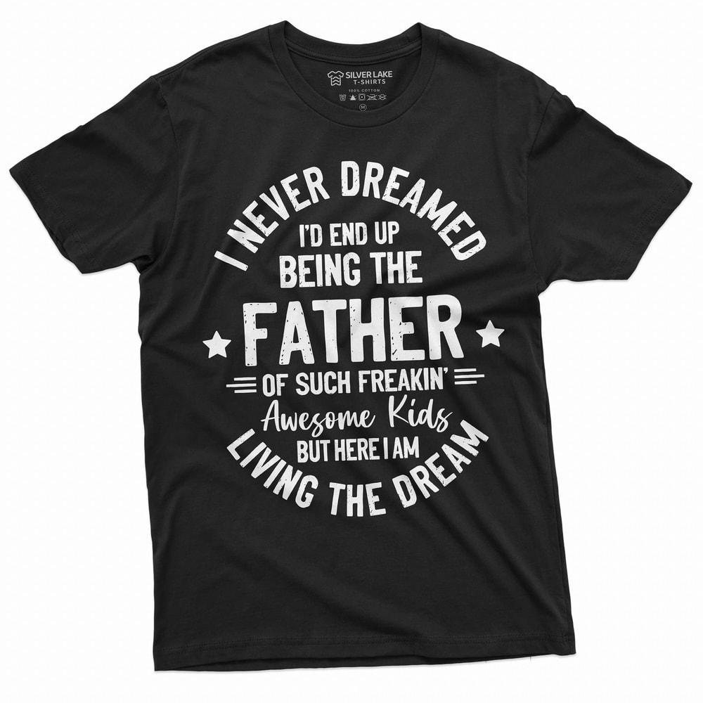 Men's Father's Day humor shirt Gift for Husband Papa Daddy Shirt Gift from kids daughter son T-shirt.jpg