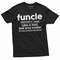 Men's funcle Funny Uncle gift T-shirt Fathers day Uncle gift ideas uncle definition mens printed shirts.jpg