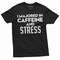 Men's funny graduation T-shirt I majored in stress and caffeine High school College graduation Teeshirt grad ceremony tee.jpg