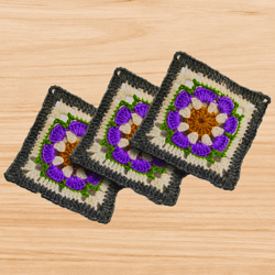 A crochet square motif pdf pattern