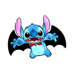 stitch horror halloween, disney stitch png, halloween png, disneyland halloween png, stitch halloween png, bat