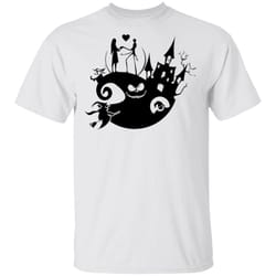 jack and sally love in halloween town t-shirt, jack halloween town t-shir, sally love in halloween town t-shir