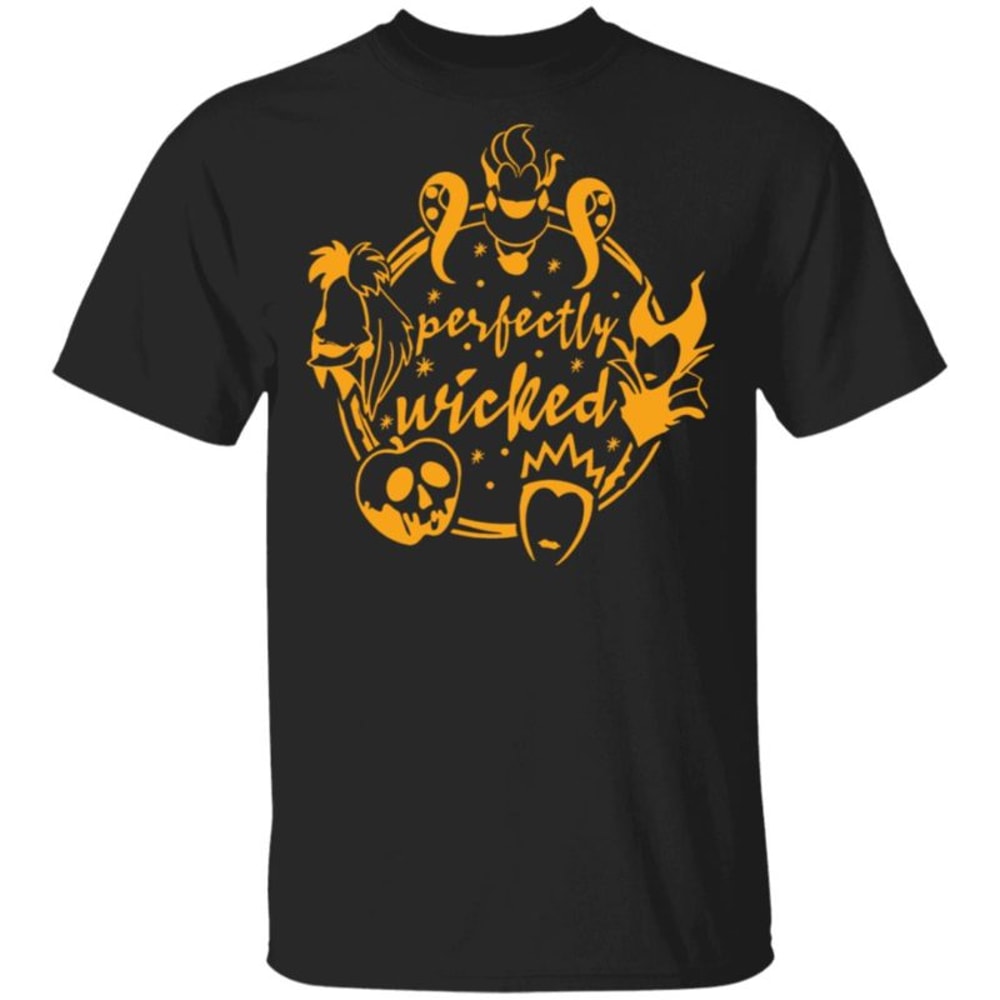 Halloween Perfectly Wicked Queen Villains T-Shirt.jpg
