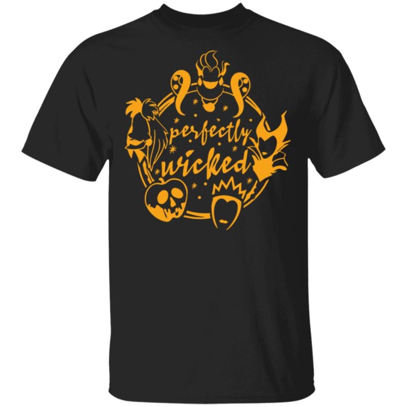 Halloween Perfectly Wicked Queen Villains T-Shirt.jpg