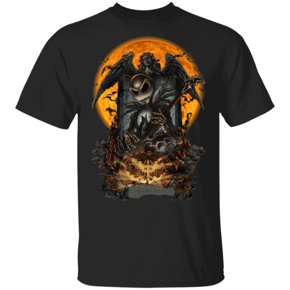 Heavy Metal Slipknot Jack Skellington Halloween T-Shirt.jpg