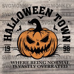 Halloween Town SVG, Halloween Svg, Happy Halloween Svg, Halloween Pumpkin Svg