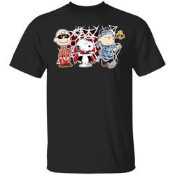 charlie woodstock linus snoopy night costumes halloween t-shirt