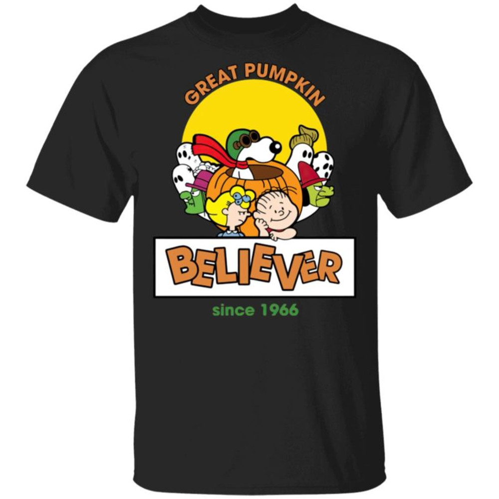 Great Pumpkin Believer Happy Halloween Snoopy T-Shirt.jpg