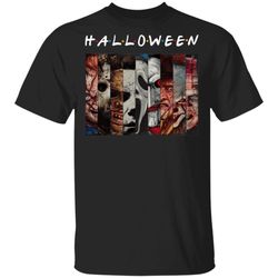 friends horror movies killers halloween t-shirt
