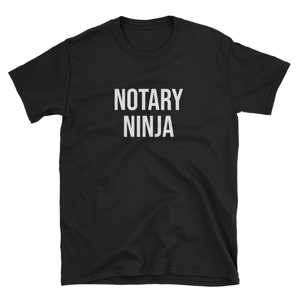 Notary Ninja Notary Shirt Notary T-Shirt Notary Tee Notary Gift Notarized Notary Official Shirt Notary Stamp Funny Notary.jpg