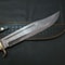 Damascus Steel Crocodile Dundee Bowie Knife for sale