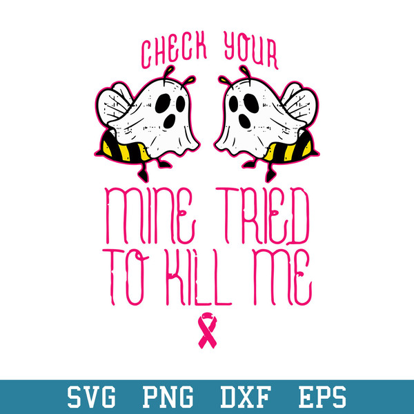 Check Your Boo Bees Svg, Halloween Svg, Png Dxf Eps Digital File.jpeg