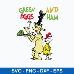 Dr Seuss Green Eggs And Ham Svg, Dr Seuss Svg, Png Dxf Eps File