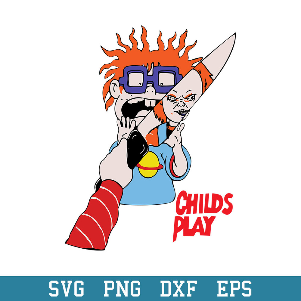 Chucky Scary Killer Halloween Svg, Halloween Svg, Png Dxf Eps Digital File.jpeg
