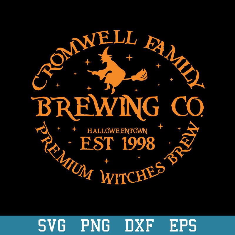 Cromwell Witches Brewing Co Svg, Halloween Svg, Png Dxf Eps Digital File.jpeg