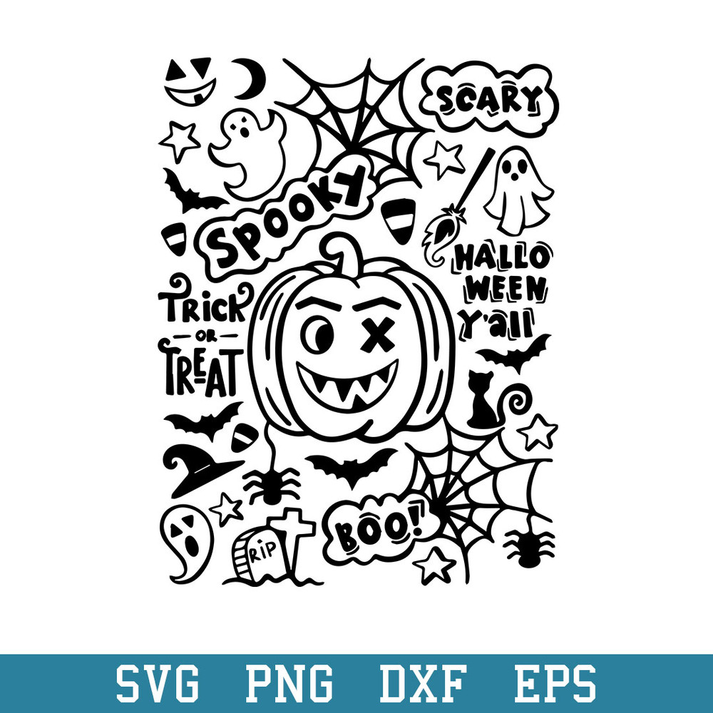 Halloween Character Svg, Horror Characters Svg, Halloween Svg, Png Dxf Eps Digital File.jpeg
