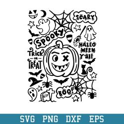 halloween character svg, horror characters svg, halloween svg, png dxf eps digital file