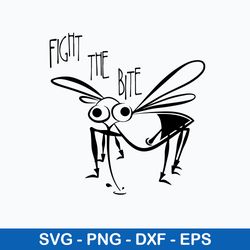 Fight the Bite Mosquito SVG Pest Insect Zika Virus Svg, Png Dxf Eps File