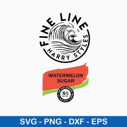 Fine Line Harry Styles Watermelon Sugar Svg, Png Dxf Eps File