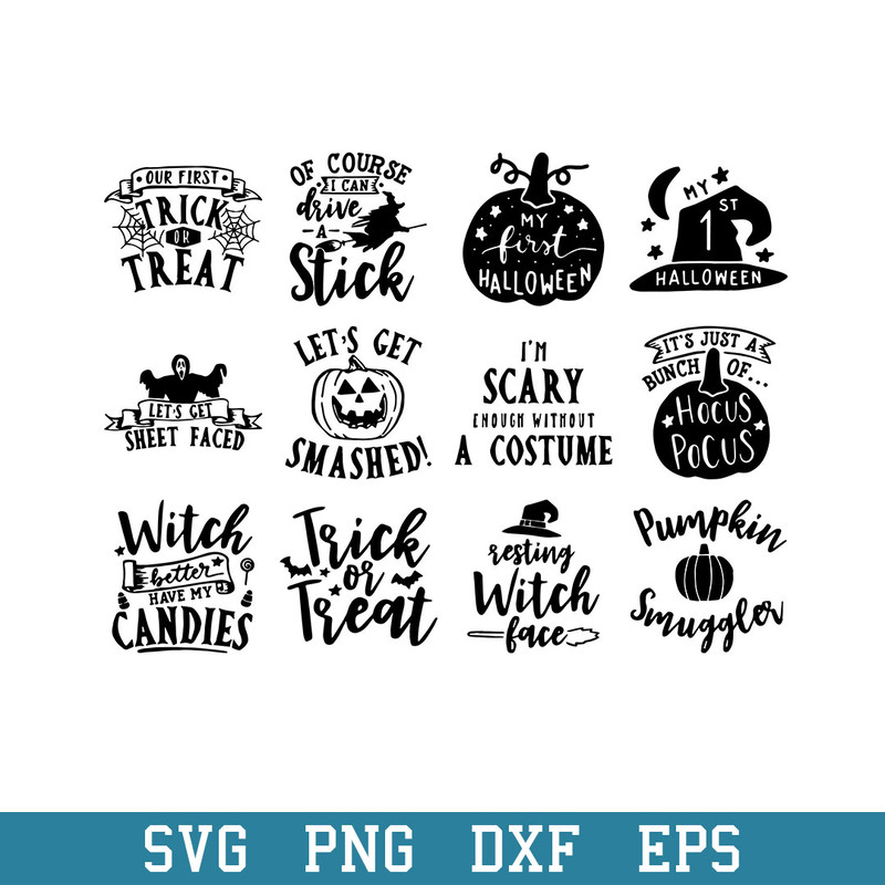 Halloween Quotes Bundle Svg, Halloween Svg, Png Dxf Eps Digital File.jpeg