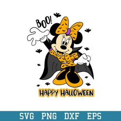 happy halloween minnie svg, disney halloween svg, halloween svg, png dxf eps digital file